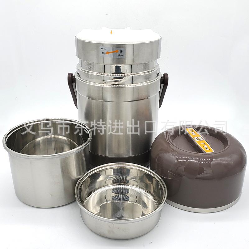 Factory direct sales of stainless steel thermos pot 304 multi-layer sealed lifting pot vacuum anti-overflow lunch box lunch box Application Scenario