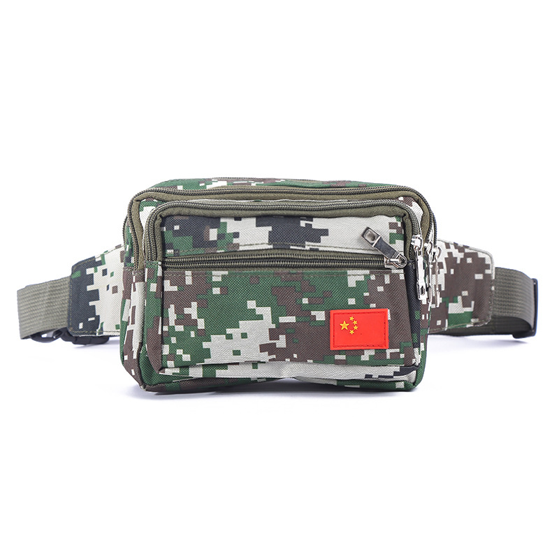 2019 New Outdoor Sports Camouflage Belt Men's And Women's Multi-Functional Large Capacity Wear-Resistant Wallet Nylon Cloth Cash Register Bag undefined
