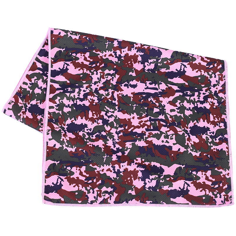 Amazon cross-border cold towel camouflage print cooling towel, outdoor quick-drying sports towel, cooling ice towel Application Scenario