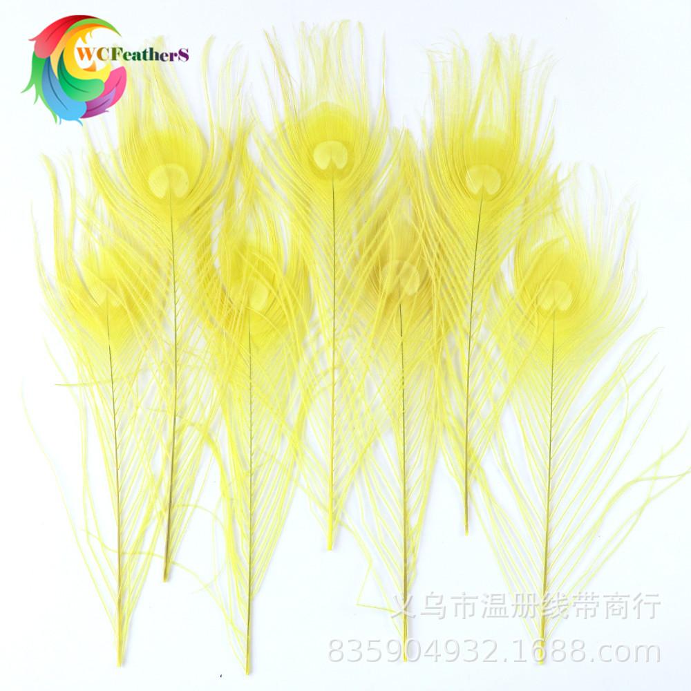 温册厂家直销天然孔雀羽毛DIY家居花瓶装饰婚庆道具新娘胸花材料详情图10