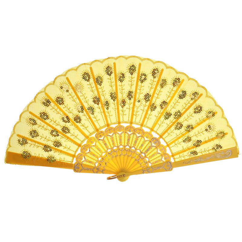Factory direct supply of ancient-style fans, Chinese-style stage performance folding fans, photography prop fans, home decoration fans undefined