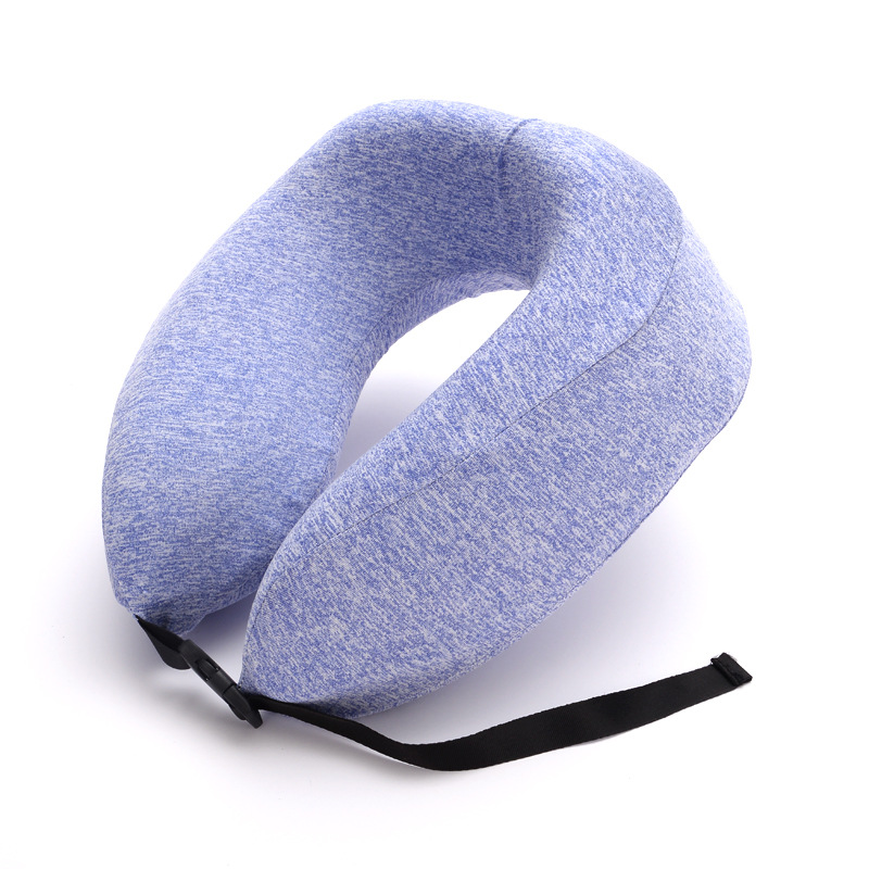 Custom U-Shaped Pillow Memory Cotton Slow Rebound Nap Pillow Neck Support Portable Travel Pillow Neck Creative Neck Pillow Wholesale undefined