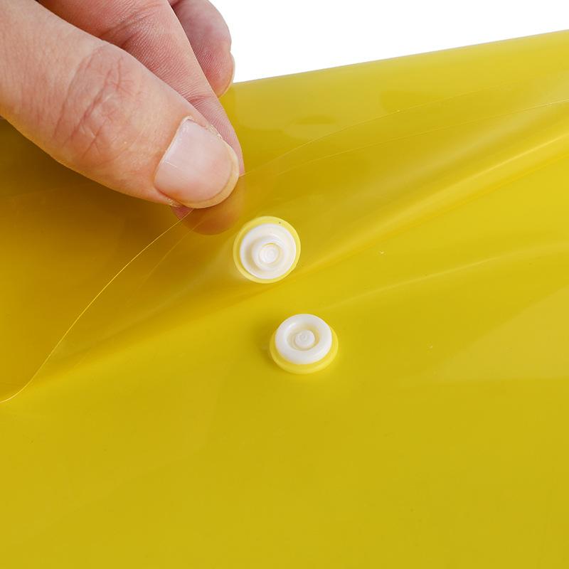 Transparent PP plastic button 209 file bag, A4 document archive, conference ticket bag, printed and customized 12-piece set Application Scenario