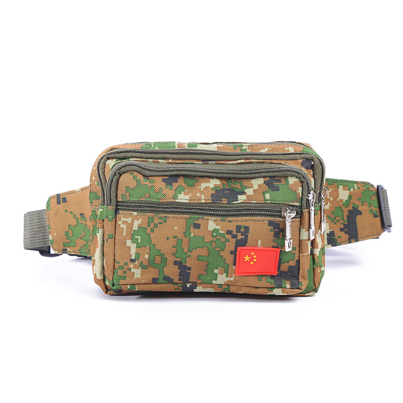 2019 New Outdoor Sports Camouflage Belt Men's And Women's Multi-Functional Large Capacity Wear-Resistant Wallet Nylon Cloth Cash Register Bag undefined