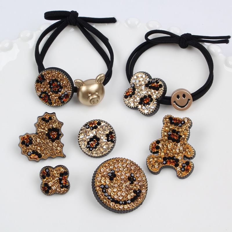 亚克力饰品配件 滴油散珠满钻异形珠 diy儿童饰品百搭饰品批发产品图