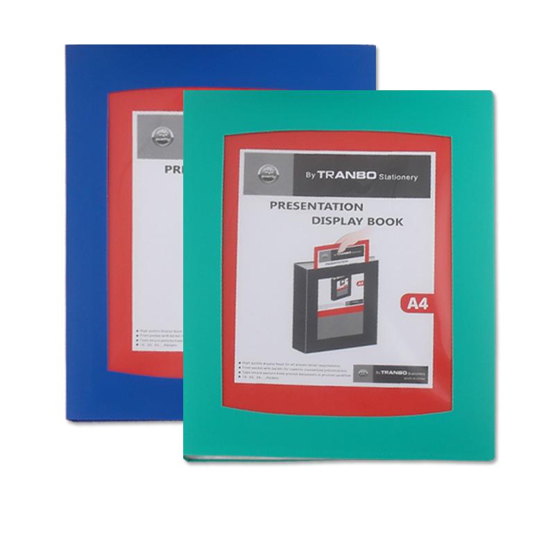 Wholesale reference book, A4 test paper folder, insert page folder, multi-layer windowed music score folder, 30-page reference book collection folder Item Picture