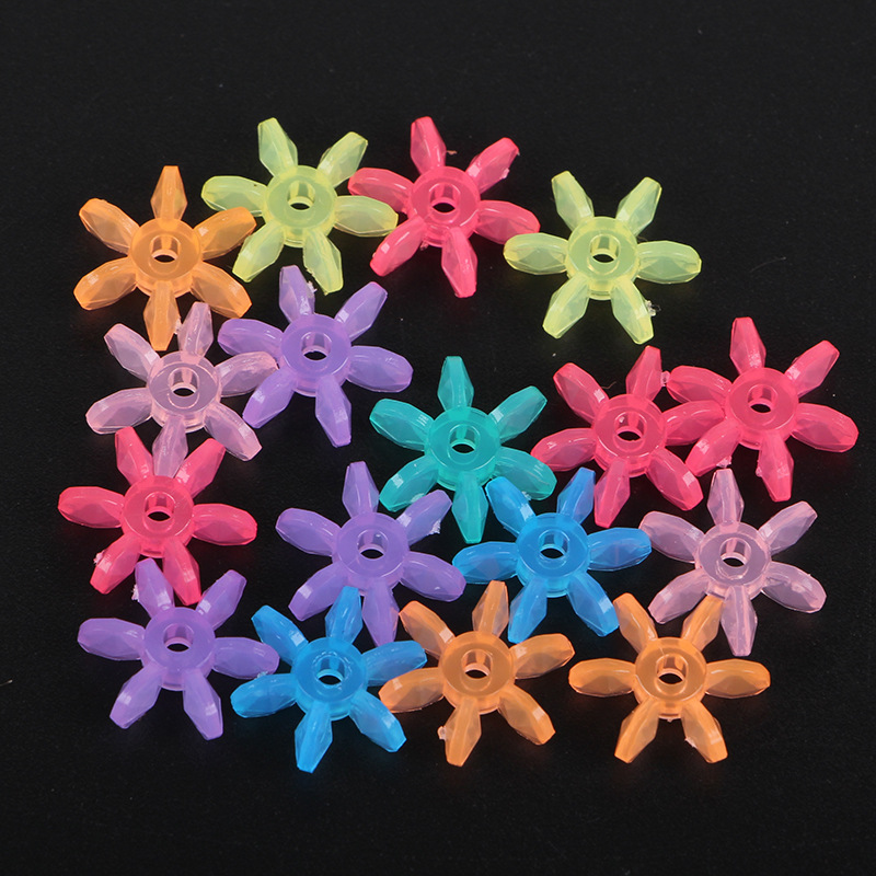 Simple and versatile hair accessories and hair strings, acrylic five types of jelly beads, diy handcrafted loose bead materials undefined