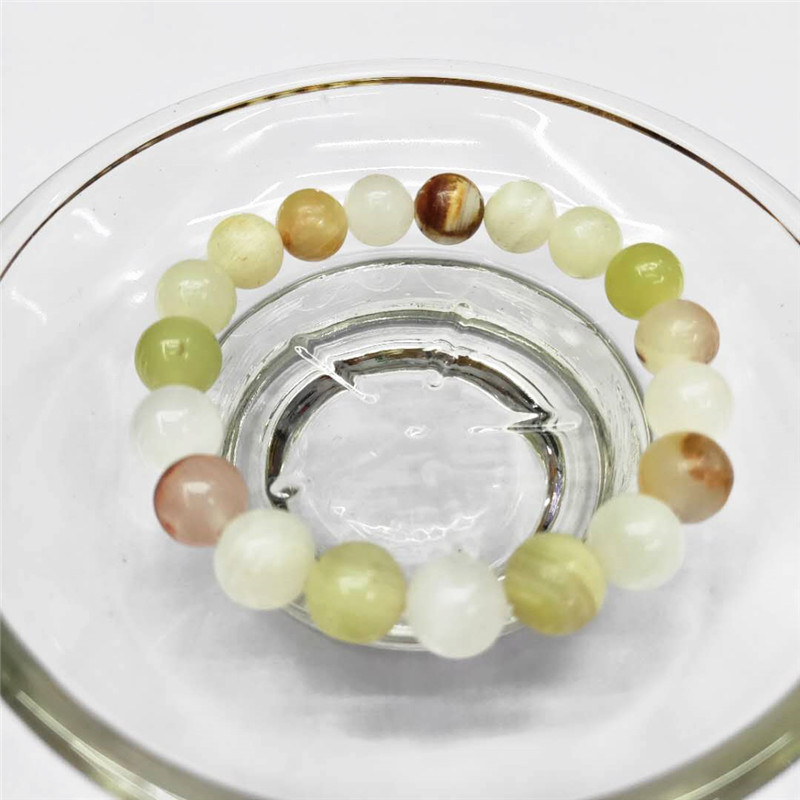 Wholesale of new Afghan blue jade bracelets, DIY beaded blue jade bracelets, natural stone bracelets, factory direct sales undefined