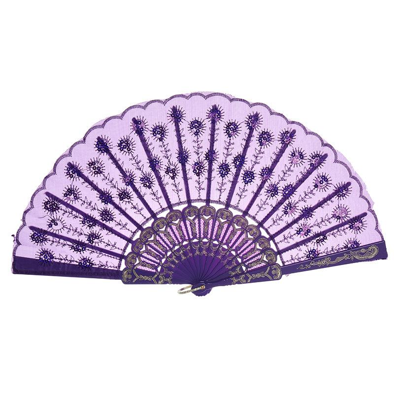 Factory direct supply of ancient-style fans, Chinese-style stage performance folding fans, photography prop fans, home decoration fans undefined