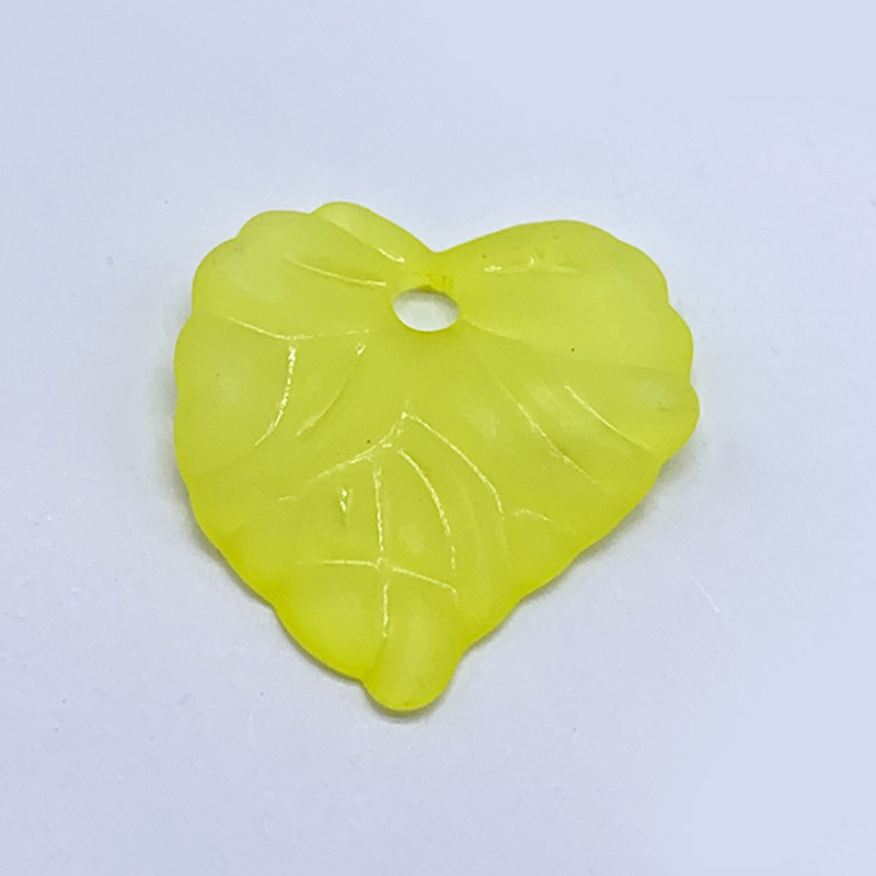 亚克力串珠材料吊孔小树叶 diy手工制作耳环发饰配饰饰品配件批发详情图7