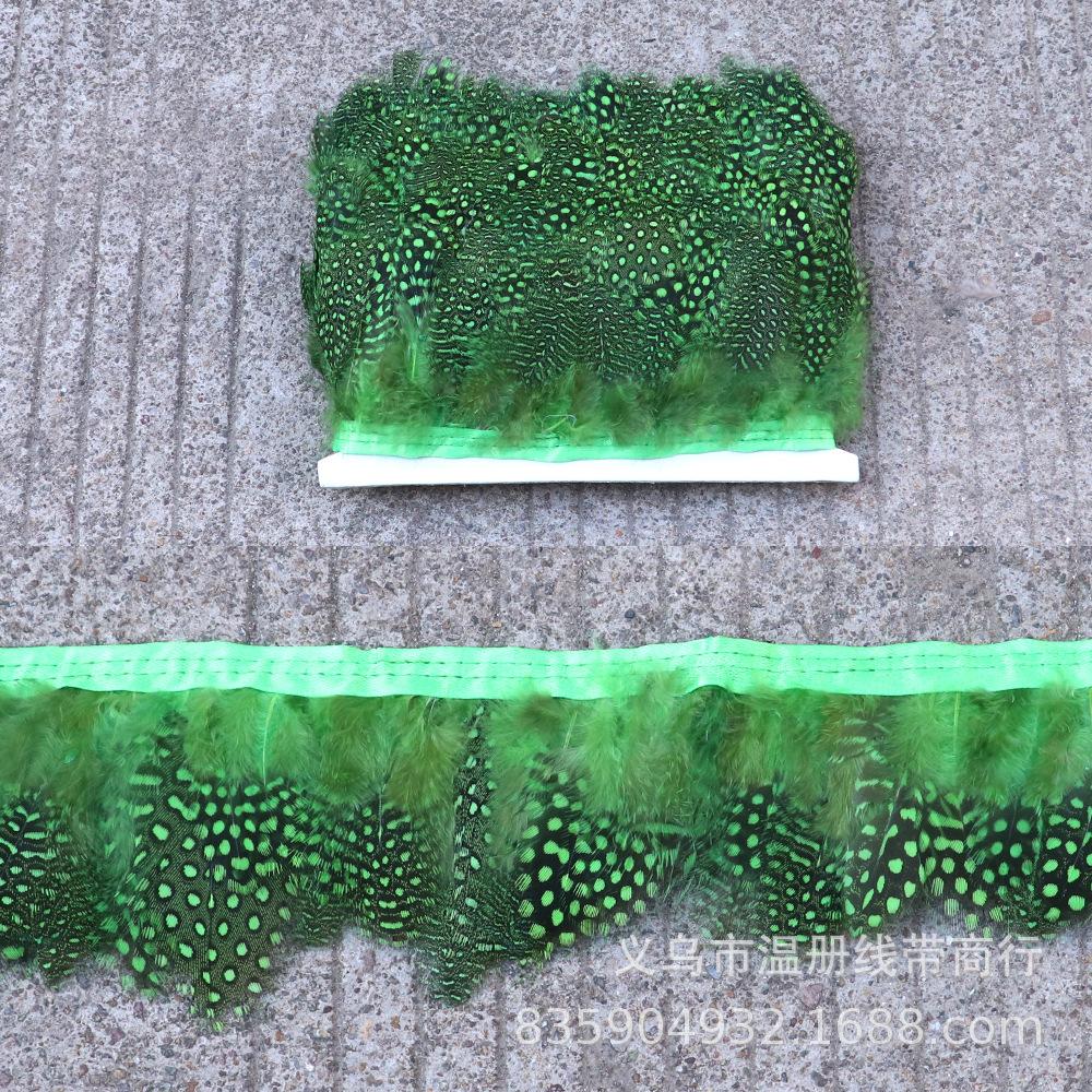 温册羽毛销售配饰珍珠毛布边多色可选 舞台演出配饰生产耳环配饰详情图15