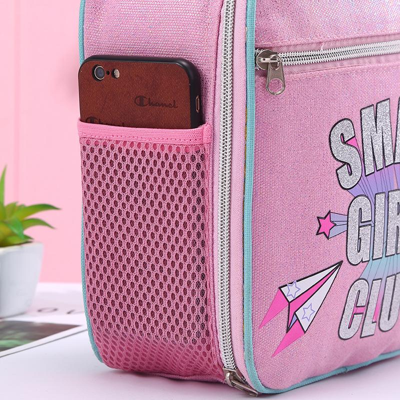 Hot-selling bento bags, cute student lunch bags, picnic bags, Oxford cloth printed hand-held insulated bags, custom logo Specification image