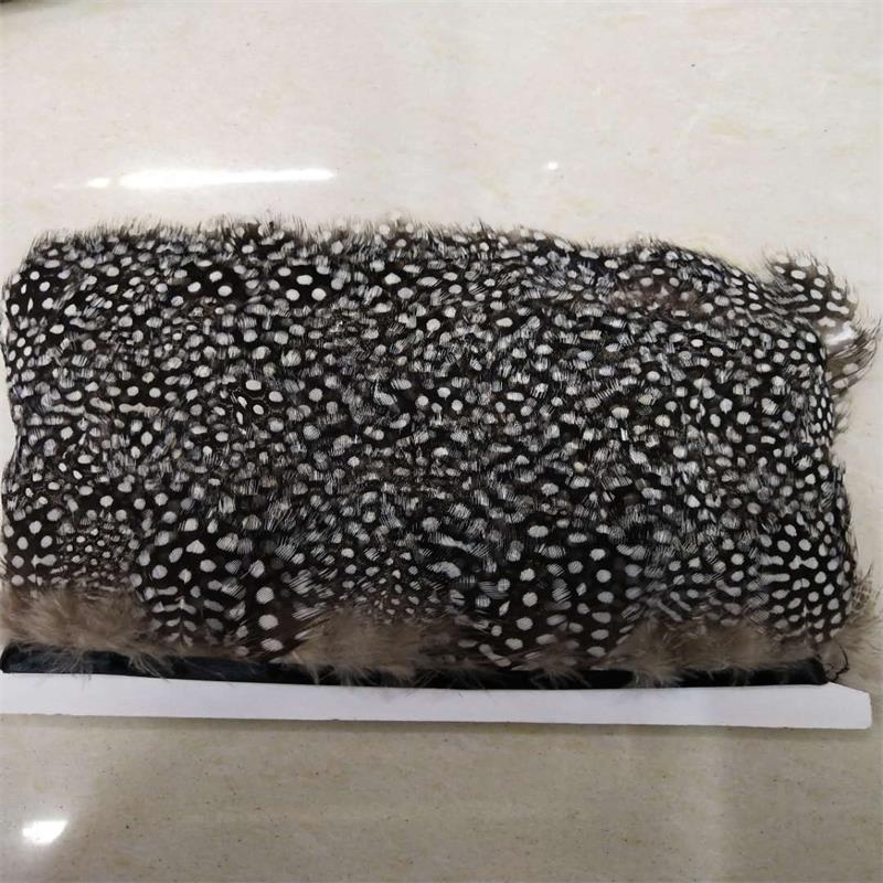 厂家直销 珍珠鸡毛布边 多色可染 舞台演出配饰