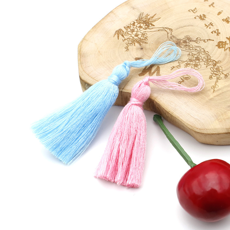 Spot Antique Tassel Hanging Tassel Polyester Cotton Cotton Thread Clothing Decoration Tassel 3.5Cm Tassel Long Small Tassel Wholesale Customization details Picture
