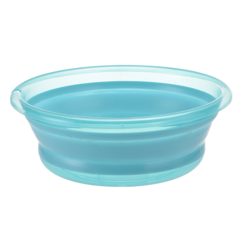 Portable Japanese basin, folding and thickening, large, medium and small washbasin, household laundry basin, travel laundry basin, children's plastic basin undefined