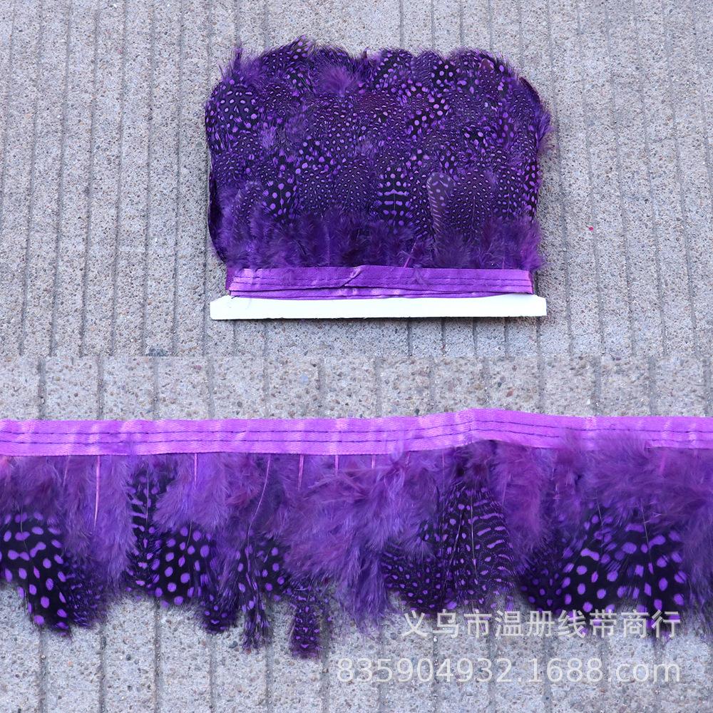 温册羽毛销售配饰珍珠毛布边多色可选 舞台演出配饰生产耳环配饰详情图10