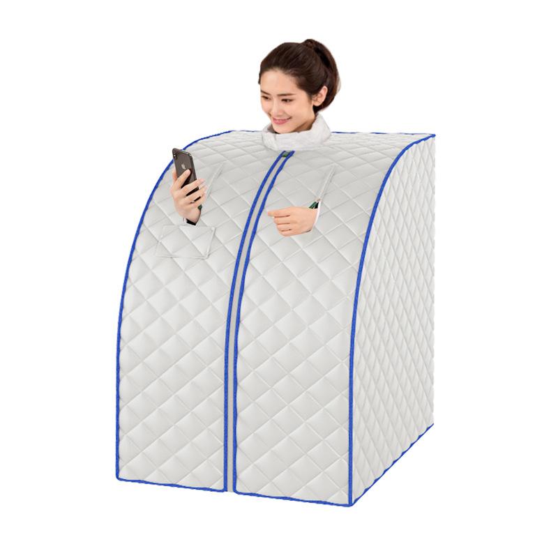 Sauna and sweat sauna box, far-infrared household single-person folding sauna bath box, customizable European and American style fumigation manufacturer Item Picture