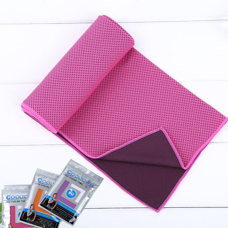 Two-color cold towel ice towel, summer cooling ice towel, quick-drying sports towel, cool towel customized with logo printing undefined