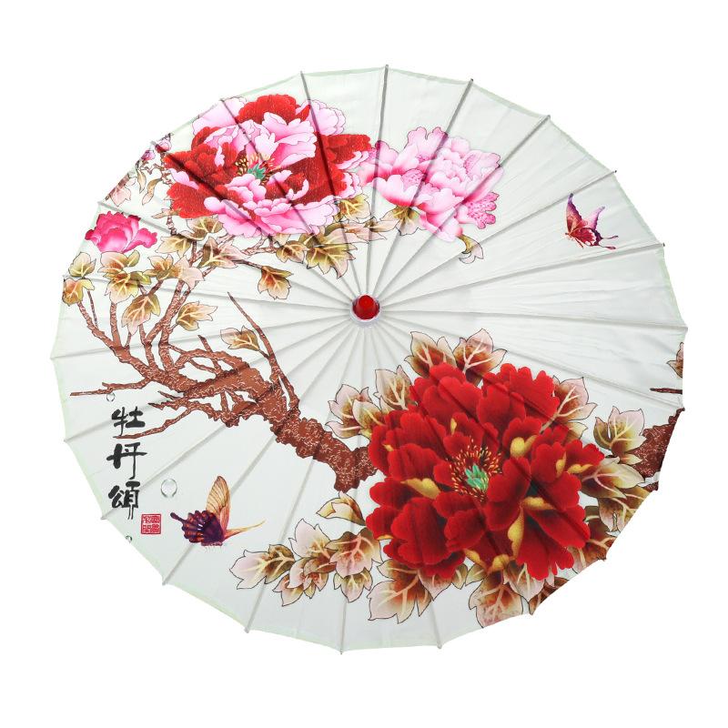 Wholesale of wedding product creative decorative umbrellas, handcrafted bamboo edge craft multi-color oil-paper umbrellas, scenic area event decorative umbrellas, dance prop umbrellas undefined