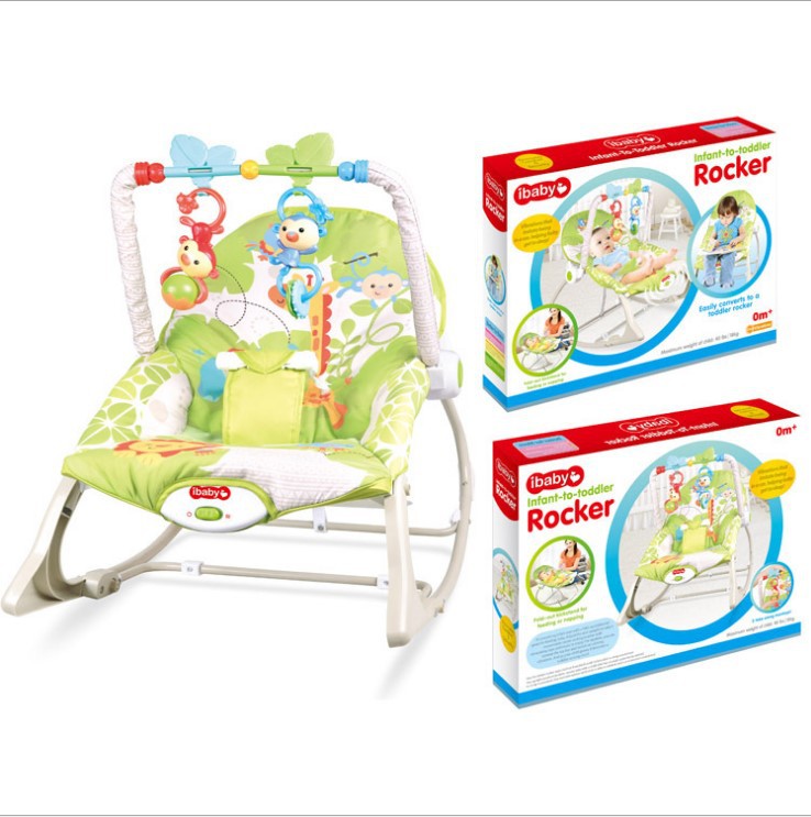 工厂直销婴儿摇椅震动摇椅宝宝安抚椅 多功能婴儿躺椅摇床 玩具床跨境详情图3