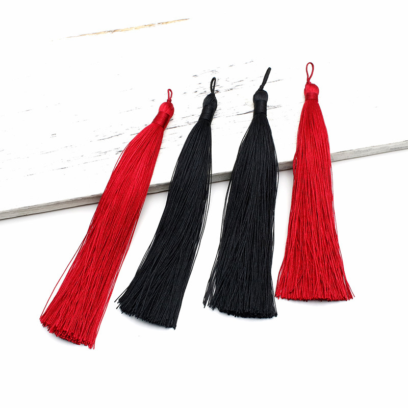 Antique Decorative Tassel 11Cm-15Cm Spot Polyester Silk Tassel Hanging Fringe Mobile Phone Tassel Pendent Wholesale Item Picture
