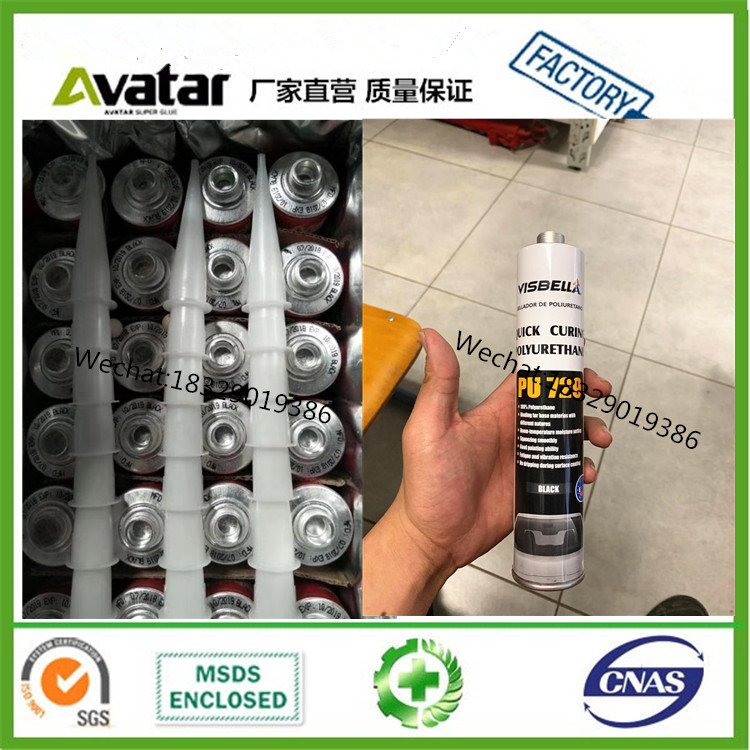White black adhesive auto windshield polyurethane sealant