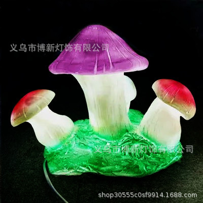 Cross-border supply LED mushroom lighting fixtures, outdoor waterproof creative animal-shaped lights, landscape courtyard park ornaments details Picture