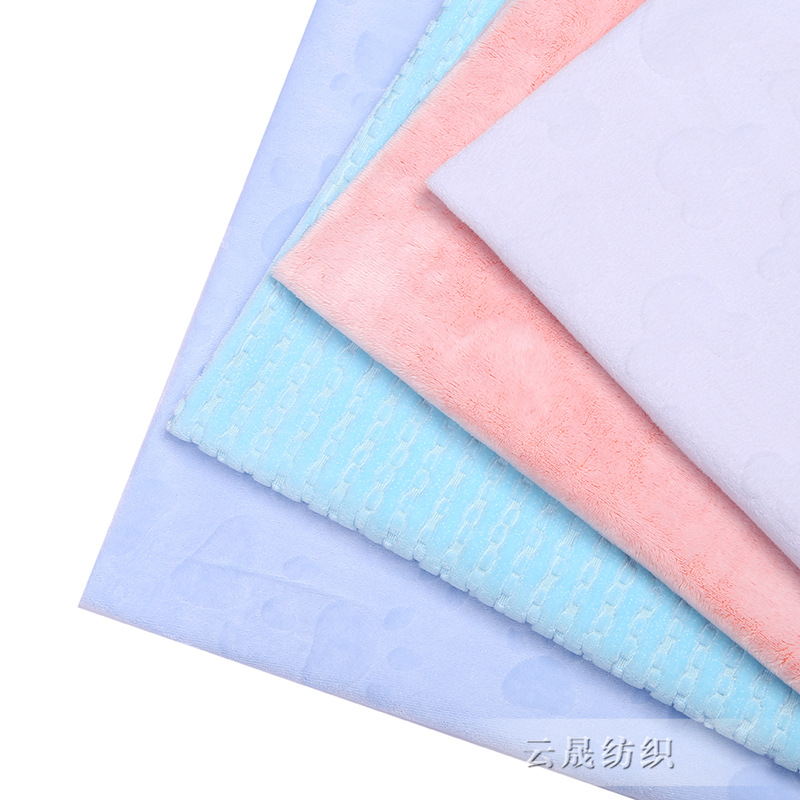 Crystal fleece, Baby Joy fleece, plain Baby joy fleece fabric, brushed flower craft, home textile and home wear, ready-made fleece, custom wholesale undefined