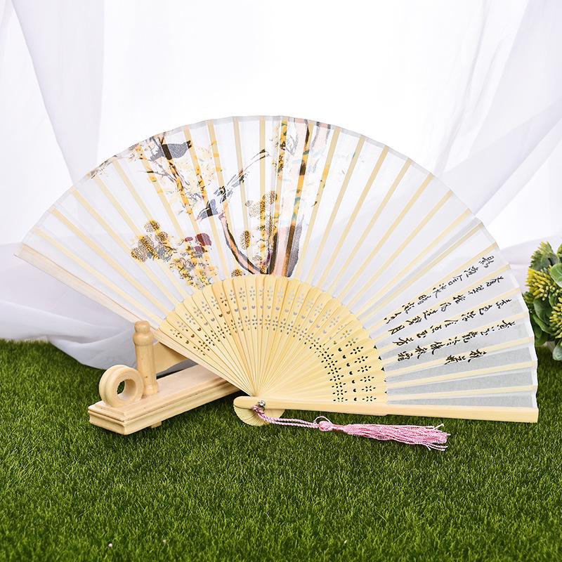 厂家直供古风扇子中国风舞台表演道具影楼拍摄折叠扇装饰摆饰扇子详情图8