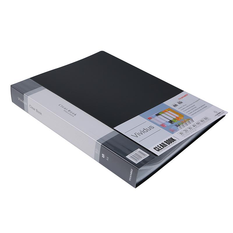 Original manufacturer A4 document book, cheerful color music score holder, test paper holder, business office supplies storage, document book insert Specification image