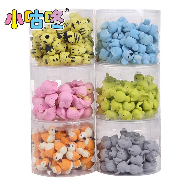 New cute animal eraser creative cartoon mini eraser children's eraser student stationery wholesale