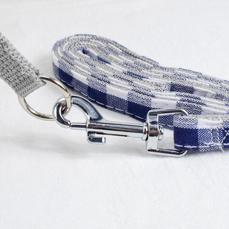Shensi button small and medium-sized dog leash chest strap mesh breathable dog leash adjustable walking leash hair Application Scenario
