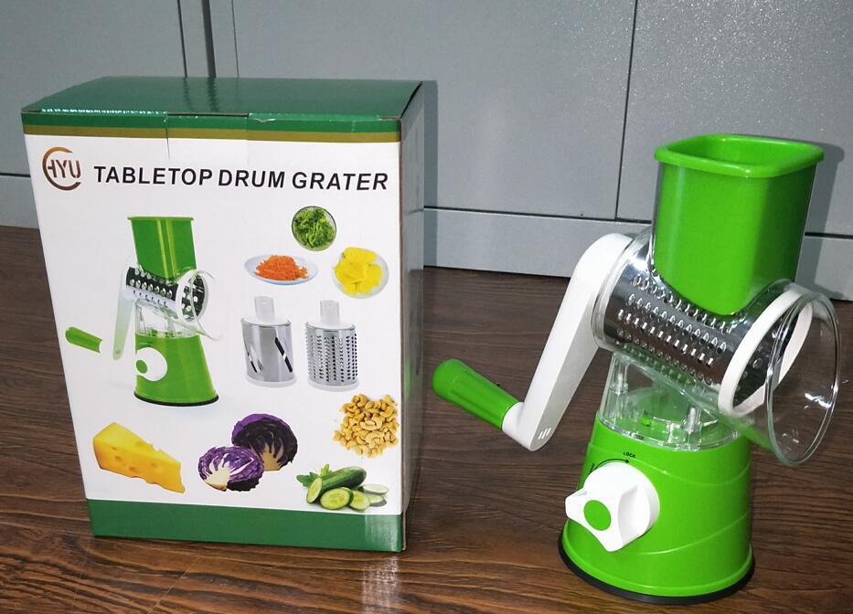 Hand-cranked vegetable cutter, multi-functional kitchenware and kitchen supplies, multi-functional vegetable cutter, fruit and vegetable slicing roller, vegetable cutter TV Item Picture