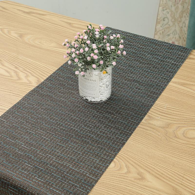 亚马逊热卖欧式桌旗30*135cm 酒店装饰桌旗家居用品特林斯pvc餐垫