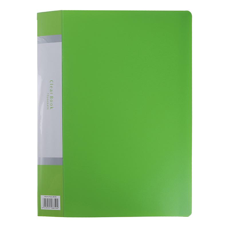 Original manufacturer A4 document book, cheerful color music score holder, test paper holder, business office supplies storage, document book insert Item Picture