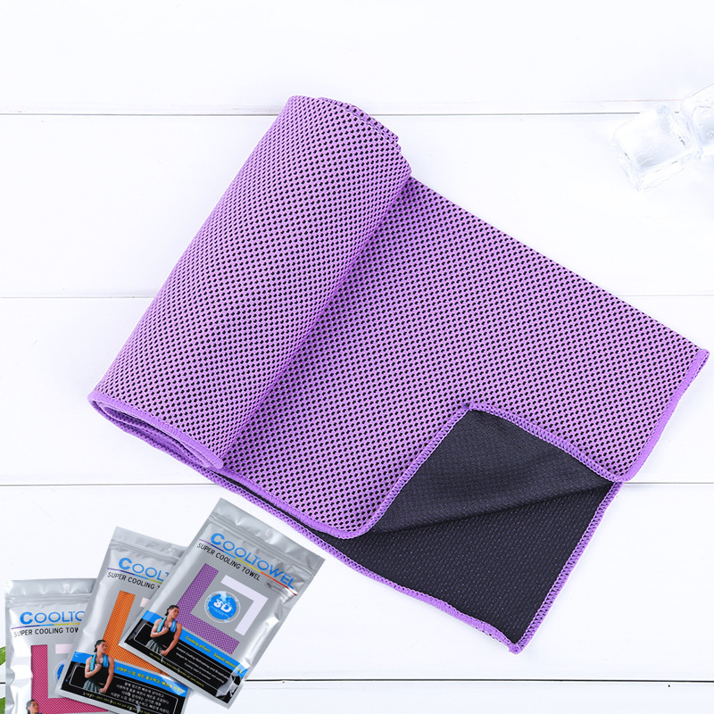 Two-color cold towel ice towel, summer cooling ice towel, quick-drying sports towel, cool towel customized with logo printing undefined