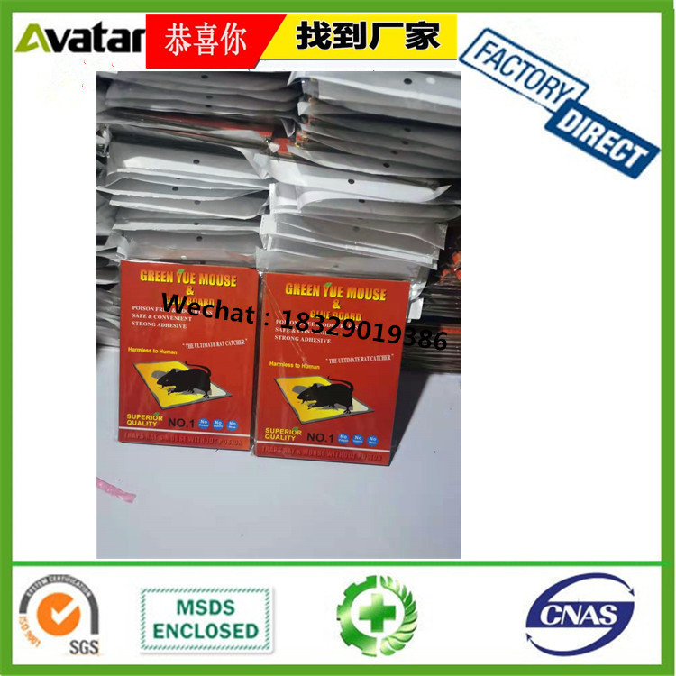 Strong sticky rat board Trap board environmental protection non-toxic rat stickers Green rat stickers wholesale large sticky rat stickers