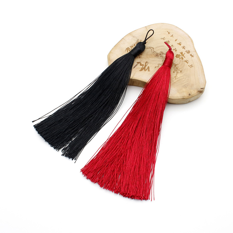 Antique Decorative Tassel 11Cm-15Cm Spot Polyester Silk Tassel Hanging Fringe Mobile Phone Tassel Pendent Wholesale details Picture