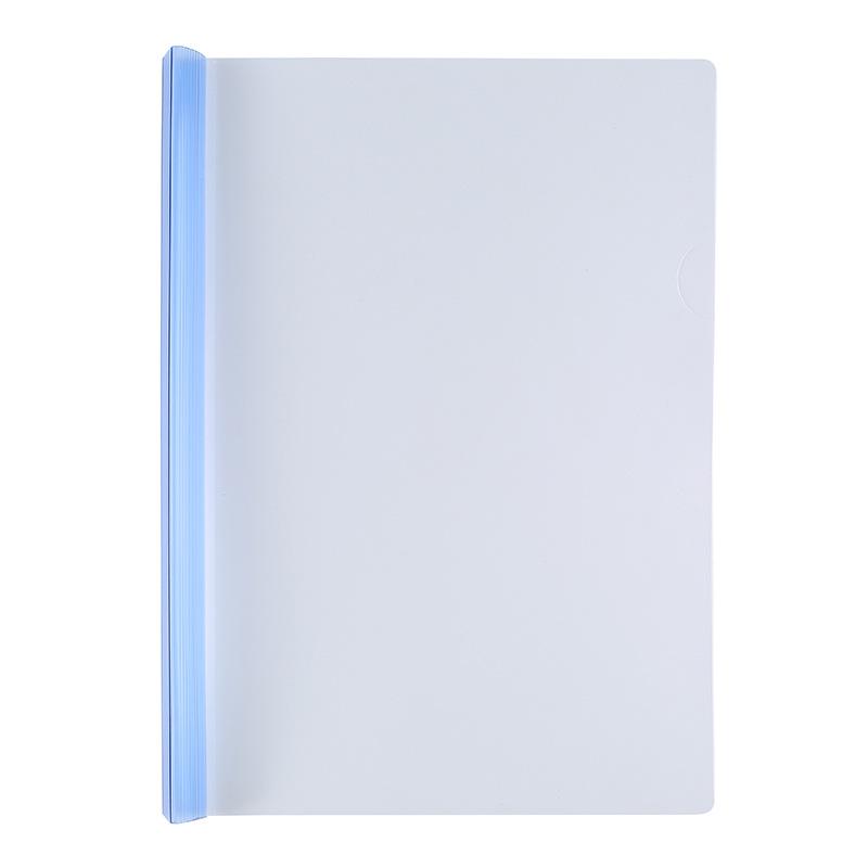 Customized transparent a4 folders for office use, 5 thickened a4 pull-out holders for pp folders, with LOGO printing added Item Picture