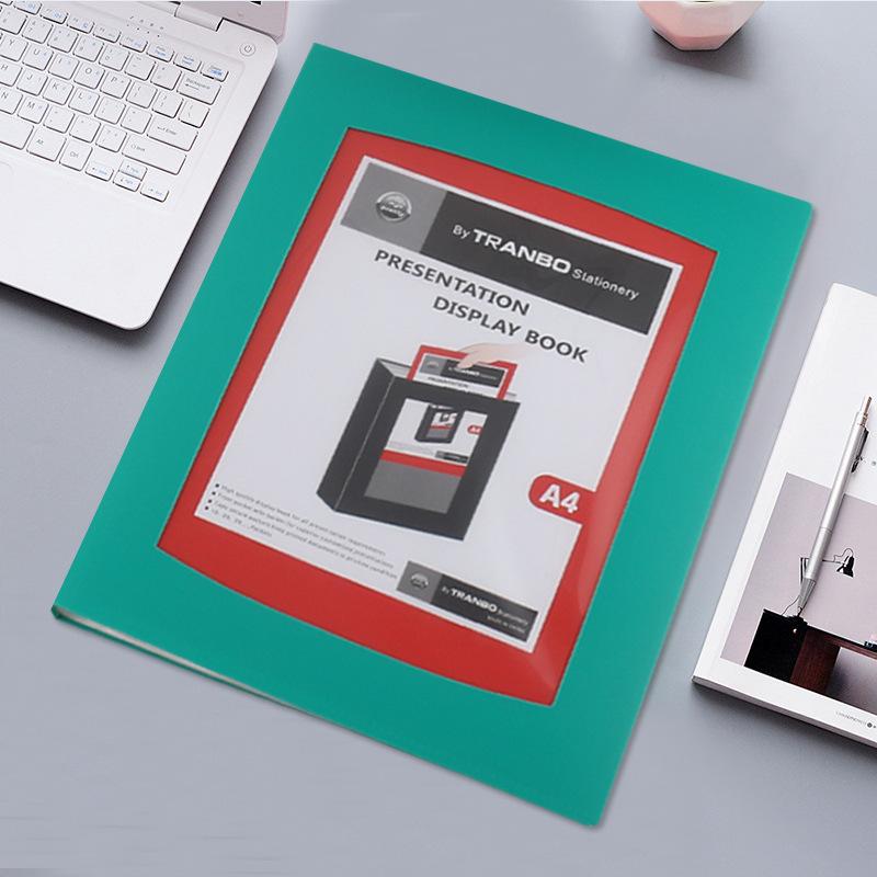 Wholesale reference book, A4 test paper folder, insert page folder, multi-layer windowed music score folder, 30-page reference book collection folder Application Scenario