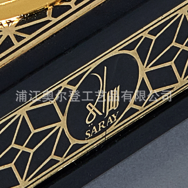 2019 Middle East Incense burner Wooden Custom square decorative items Alloy incense burner Flat mouth creative custom export wholesale details Picture
