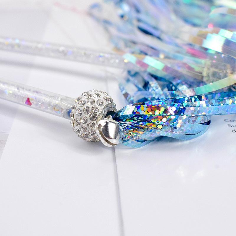 Pet Products Pet products Pet products Cat toys diy Ringing paper glass diamond Cat tease stick Colored ringing paper cat tease stick Cat toy Specification drawing