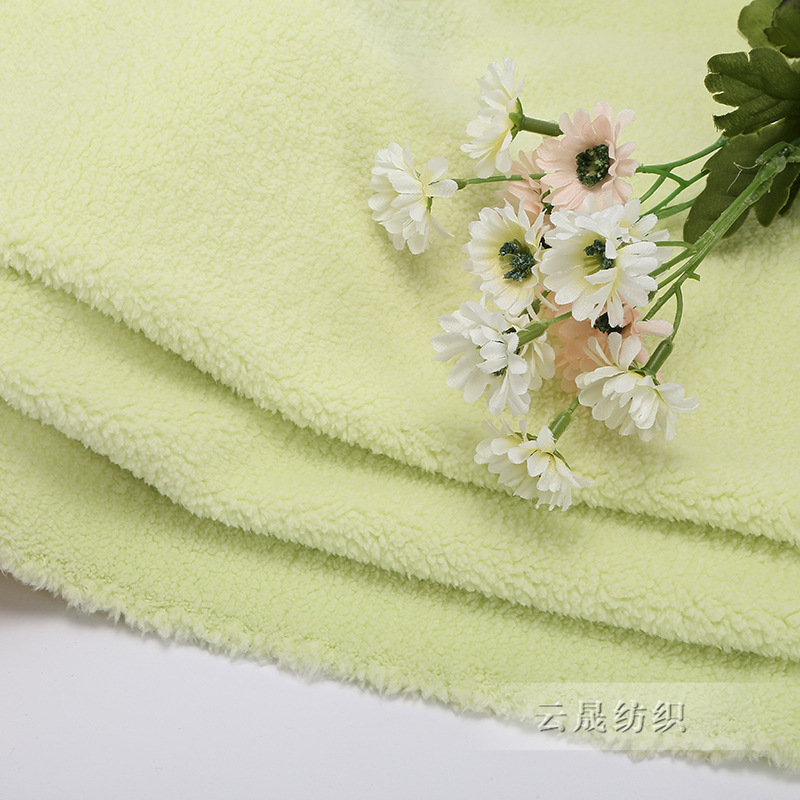 Plain alpaca wool Icelandic fleece fabric, all-polyester super soft fleece fabric, home textile fabric, custom-made and wholesale for home wear undefined