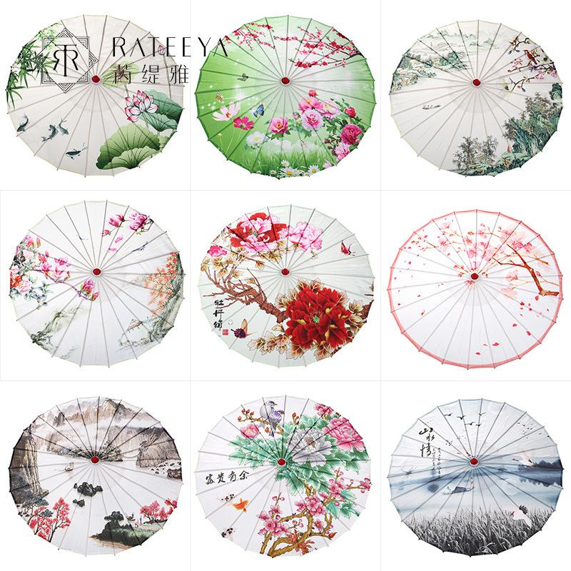 婚庆产品创意装饰伞手工竹缘工艺多色油纸伞景区活动装饰伞舞蹈道具伞批发