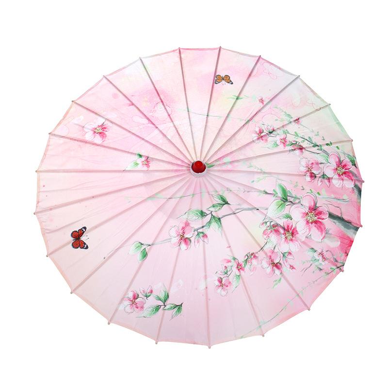 Wholesale of wedding product creative decorative umbrellas, handcrafted bamboo edge craft multi-color oil-paper umbrellas, scenic area event decorative umbrellas, dance prop umbrellas undefined