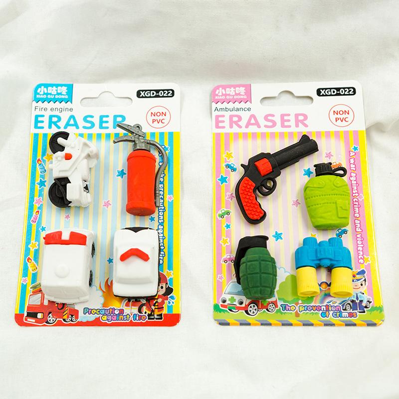 Creative Styling School Supplies Cute Mini 3D Stereoscopic Eraser Kids Prize Safe odor-free eraser