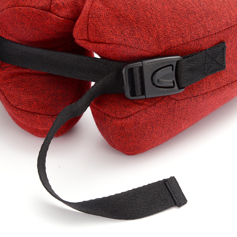 New Custom Buckle Slow Rebound Storage Memory Cotton Travel Pillow Portable U-Shaped Pillow Neck Pillow Nap Pillow Application Scenario