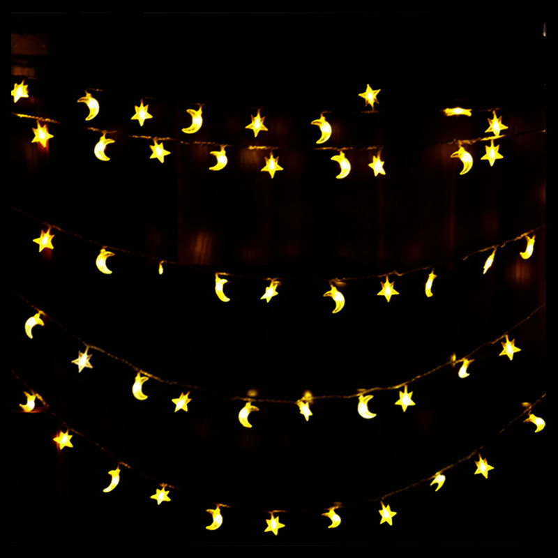 Wholesale of led popular star lights, moon color lights, curtain lights, outdoor courtyard pedestrian street decoration, and starry sky lights undefined