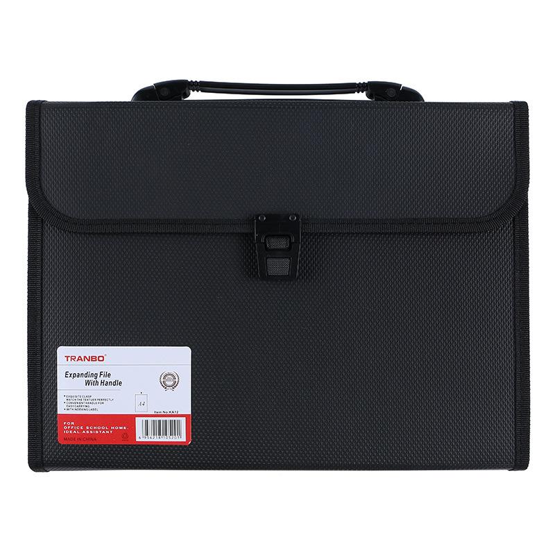 Hand-held knitted a4 organ bag, 13-layer multi-layer folder, large-capacity test paper holder for students, office file bag details Picture