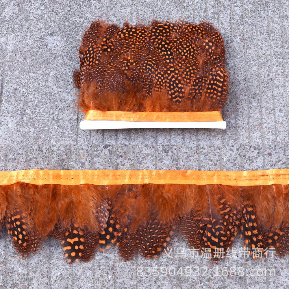 温册羽毛销售配饰珍珠毛布边多色可选 舞台演出配饰生产耳环配饰详情图7